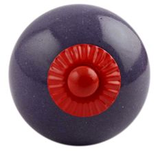 Purple Round Red Fitting Ceramic Knob